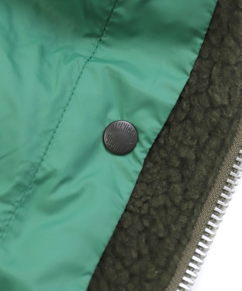 OMNIGOD（オムニゴッド）の「[OMNIGOD womens / オムニゴッド] クリーミーライト フードデットコート（モッズコート・レディース・ベージュ/ブラック/グリーン・0）」の8枚目の写真