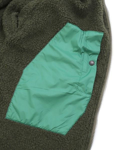 OMNIGOD（オムニゴッド）の「[OMNIGOD womens / オムニゴッド] クリーミーライト フードデットコート（モッズコート・レディース・ベージュ/ブラック/グリーン・0）」の6枚目の写真