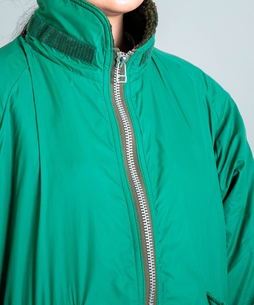 OMNIGOD（オムニゴッド）の「[OMNIGOD womens / オムニゴッド] クリーミーライト フードデットコート（モッズコート・レディース・ベージュ/ブラック/グリーン・0）」の13枚目の写真