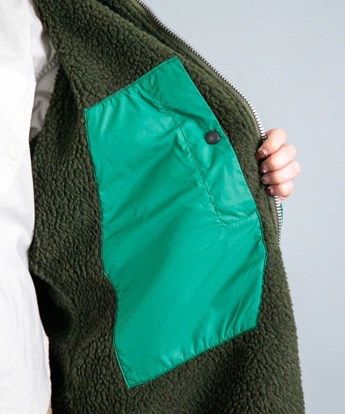 OMNIGOD（オムニゴッド）の「[OMNIGOD womens / オムニゴッド] クリーミーライト フードデットコート（モッズコート・レディース・ベージュ/ブラック/グリーン・0）」の21枚目の写真