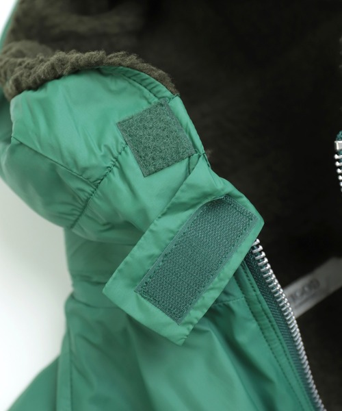 OMNIGOD（オムニゴッド）の「[OMNIGOD womens / オムニゴッド] クリーミーライト フードデットコート（モッズコート・レディース・ベージュ/ブラック/グリーン・0）」の16枚目の写真