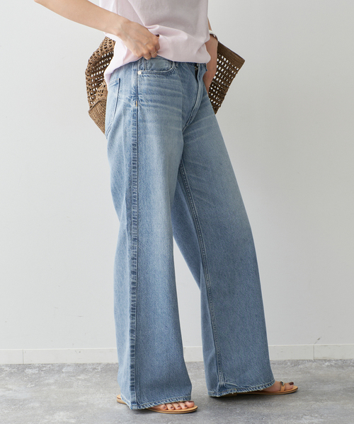 Spick & Span(スピックアンドスパン)の「upper hights/アッパーハイツ THE LAUREN(デニムパンツ・レディース・サックスブルー・22/23/24)」の7枚目の写真