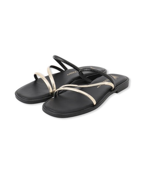 LAUTREAMONT（ロートレアモン）の「【WEB限定】【NICOLAS LAINAS】ストラップフラットサンダル（サンダル・レディース・ブラック・24.0cm/23.5cm/23.0cm）」の13枚目の写真