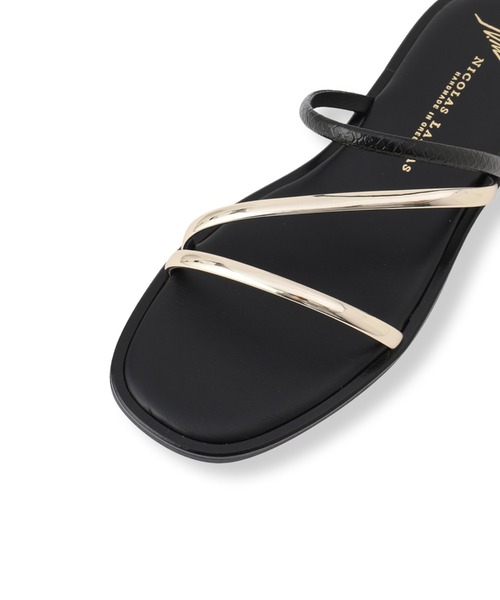 LAUTREAMONT（ロートレアモン）の「【WEB限定】【NICOLAS LAINAS】ストラップフラットサンダル（サンダル・レディース・ブラック・24.0cm/23.5cm/23.0cm）」の16枚目の写真