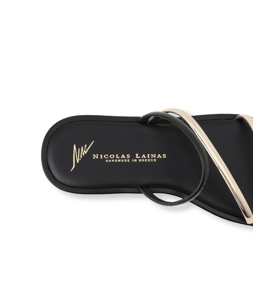 LAUTREAMONT（ロートレアモン）の「【WEB限定】【NICOLAS LAINAS】ストラップフラットサンダル（サンダル・レディース・ブラック・24.0cm/23.5cm/23.0cm）」の18枚目の写真