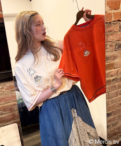 ミッフィー ぬいぐるみ 60周年Tシャツ(オレンジ) ミッフィー