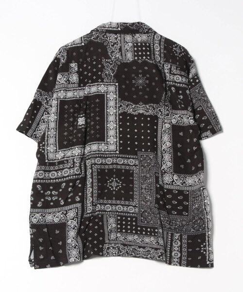 HOUSTON(ヒューストン)の「HOUSTON アロハシャツ(BANDANA)(シャツ/ブラウス・メンズ・チャコールグレー/ナチュラル/ブラック/ネイビー/ミント/ゴールド・X-LARGE/XX-LARGE/MEDIUM/LARGE)」の10枚目の写真