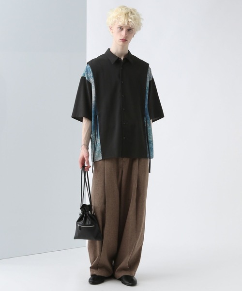 HARE（ハレ）の「【YUMA TAKAHASHI×HARE SET UP対応】ムスビレイヤードシャツ(HARE)（シャツ/ブラウス・メンズ・グレー系その他/ブラック系その他・FREE）」の10枚目の写真