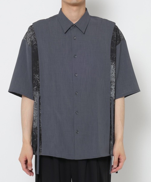 HARE（ハレ）の「【YUMA TAKAHASHI×HARE SET UP対応】ムスビレイヤードシャツ(HARE)（シャツ/ブラウス・メンズ・グレー系その他/ブラック系その他・FREE）」の22枚目の写真