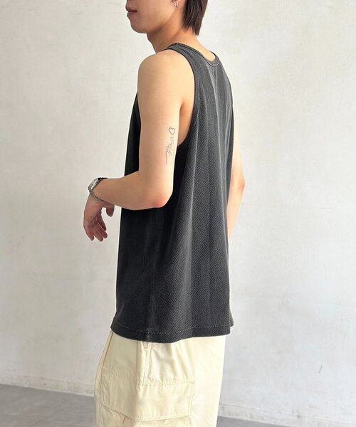 CPCM（シーピーシーエム）の「ピグメントカットメッシュタンク（タンクトップ・レディース・ブラック/ホワイト/ネイビー/オレンジ・MEDIUM/LARGE）」の14枚目の写真