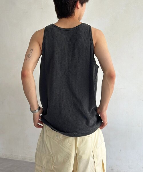 CPCM（シーピーシーエム）の「ピグメントカットメッシュタンク（タンクトップ・レディース・ブラック/ホワイト/ネイビー/オレンジ・MEDIUM/LARGE）」の15枚目の写真