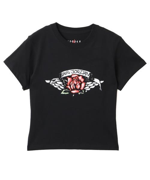 JORDAN BRAND（ジョーダンブランド）の「JORDAN BRAND AS W J FLT SS SHGF GFX TEE TT / ジョーダン ブランド ウィメンズ ジョーダン FLT SHGF GFX S/S Tシャツ TT / NIKE【SP】（Tシャツ/カットソー・レディース・ブラック・XS/M/S）」の3枚目の写真