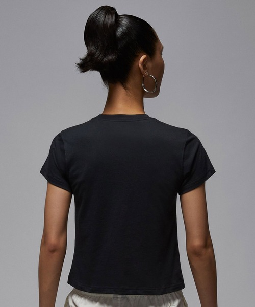 JORDAN BRAND（ジョーダンブランド）の「JORDAN BRAND AS W J FLT SS SHGF GFX TEE TT / ジョーダン ブランド ウィメンズ ジョーダン FLT SHGF GFX S/S Tシャツ TT / NIKE【SP】（Tシャツ/カットソー・レディース・ブラック・XS/M/S）」の9枚目の写真