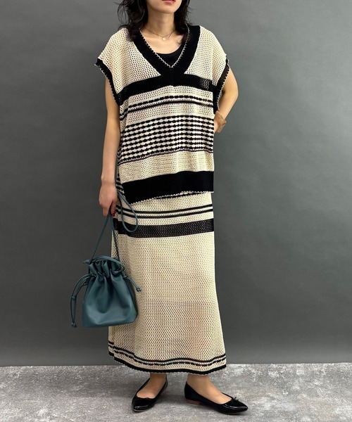 セール】ペプラムニットスカート（スカート）｜NICOLE white（ニコル