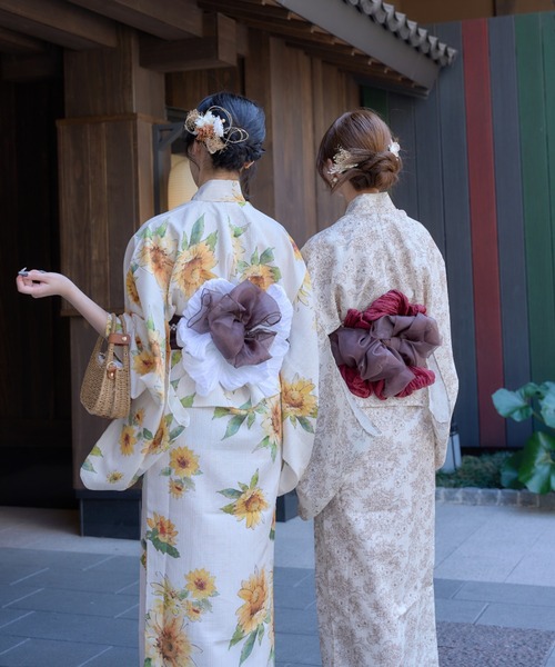Ambre Neige 2way浴衣セット 向日葵 セール】2way yukata set / 2way浴衣セット（浴衣）｜Ambre