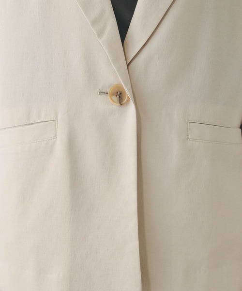 セール】お手入れラクラクジャケット半袖/498362（テーラード