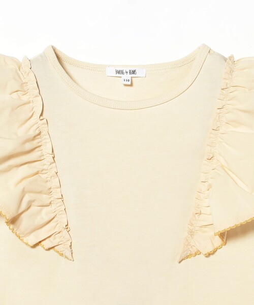 B:MING by BEAMS（ビーミングバイビームス）の「布帛 フリル袖 プルオーバー 2025SS（100～140cm）（Tシャツ/カットソー・キッズ・ブルー/ホワイト系その他5・110/120/130/100/140）」の13枚目の写真