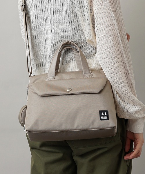 MOOMIN(ムーミン)の「【MOOMIN】(ムーミン) 2WAYショルダーバッグ ハンドバッグ RMNK-06(ショルダーバッグ・レディース・レッド/ベージュ/ブラック/グリーン・ONE SIZE)」の2枚目の写真