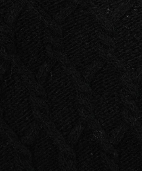 green label relaxing（グリーンレーベルリラクシング）の「BULKY ARAN タートルネックニット 3G◆（ニット/セーター・メンズ・ベージュ/ブラック/ホワイト・X-LARGE/SMALL/MEDIUM/LARGE）」の4枚目の写真