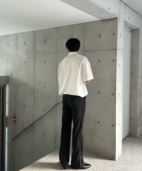 Otte(オッテ)の「シンプルシフォンサマーシャツ(シャツ/ブラウス・メンズ・ブラック/ホワイト/ブルー/ダークグリーン・MEDIUM/LARGE/SMALL)」の16枚目の写真