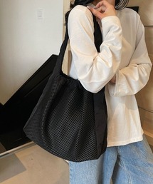 切り替えメッシュインナーバック付きトートバック