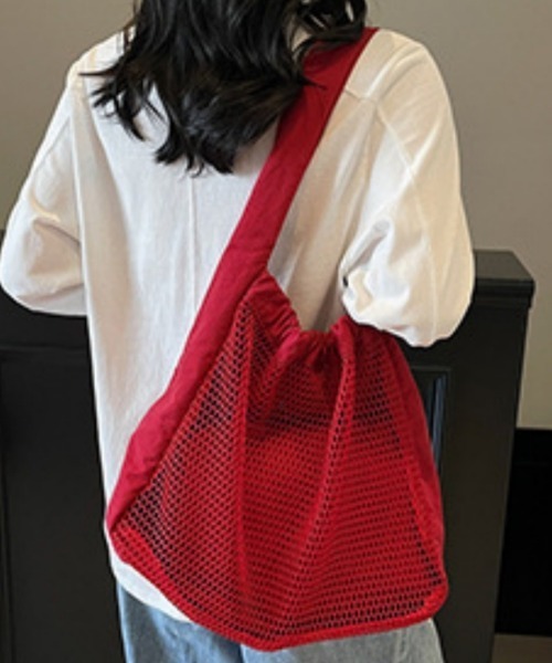 Ritzy(リッツィー)の「切り替えメッシュインナーバック付きトートバック(トートバッグ・レディース・ホワイト/レッド/ブラック/ベージュ・FREE)」の20枚目の写真