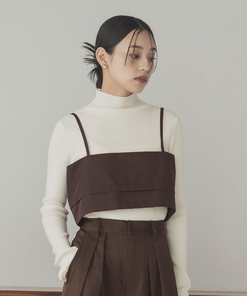 hellam(へラム)の「ブロード ビスチェアンサンブルシャツ(シャツ/ブラウス・レディース・チャコール/ブルー/オフホワイト/ブラウン/ブラック・FREE)」の16枚目の写真
