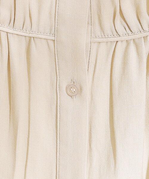 DRESKIP（ドレスキップ）の「【洗える/S-LL】一枚で着映え ティアード風 ギャザーブラウス（シャツ/ブラウス・レディース・ライトベージュ/イエロー/オレンジ/ブラック・04/03/02/01）」の8枚目の写真