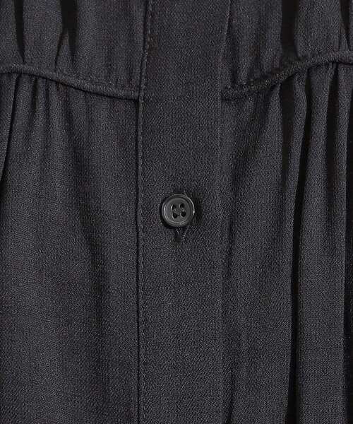 DRESKIP（ドレスキップ）の「【洗える/S-LL】一枚で着映え ティアード風 ギャザーブラウス（シャツ/ブラウス・レディース・ライトベージュ/イエロー/オレンジ/ブラック・04/03/02/01）」の12枚目の写真