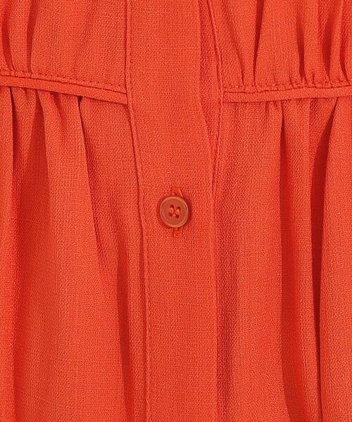 DRESKIP（ドレスキップ）の「【洗える/S-LL】一枚で着映え ティアード風 ギャザーブラウス（シャツ/ブラウス・レディース・ライトベージュ/イエロー/オレンジ/ブラック・04/03/02/01）」の20枚目の写真