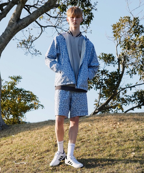 IRISHMAN(アイリッシュマン)の「【REFLECT】signature logo full zip hoodie / 光る防水フルジップフーディ(UNISEX)(パーカー・メンズ・グリーン/ホワイト/ブルー・M/XL/L/S)」の9枚目の写真