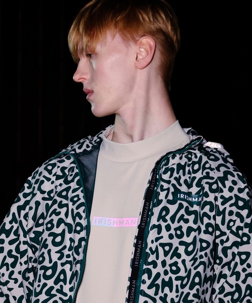IRISHMAN(アイリッシュマン)の「【REFLECT】signature logo full zip hoodie / 光る防水フルジップフーディ(UNISEX)(パーカー・メンズ・グリーン/ホワイト/ブルー・M/XL/L/S)」の16枚目の写真