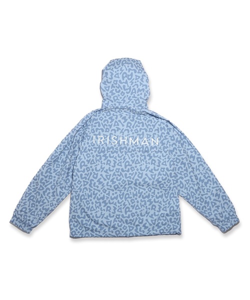 IRISHMAN(アイリッシュマン)の「【REFLECT】signature logo full zip hoodie / 光る防水フルジップフーディ(UNISEX)(パーカー・メンズ・グリーン/ホワイト/ブルー・M/XL/L/S)」の21枚目の写真
