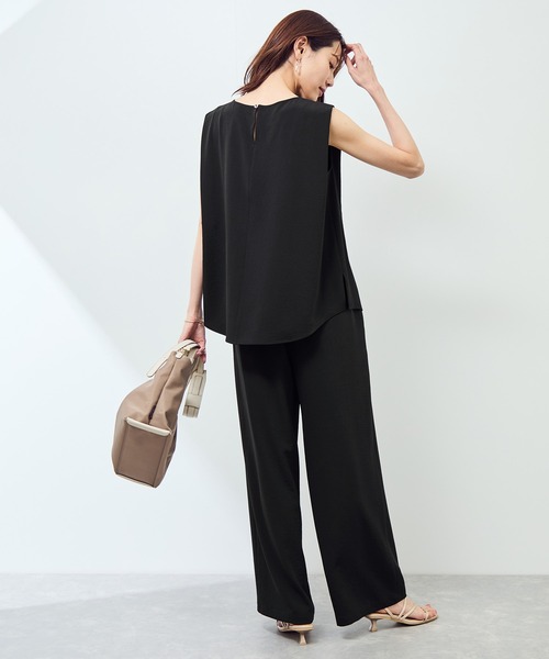 ROPE' PICNIC（ロペピクニック）の「ジョーゼット肩タックブラウス/セットアップ対応（シャツ/ブラウス・レディース・カーキ/ブラック/ネイビー・38/36）」の13枚目の写真