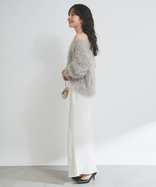 ラブティックボンボン　 フェザーヤーンラメニット 最強モテニット】フェザーヤーンラメニット（ニット/セーター