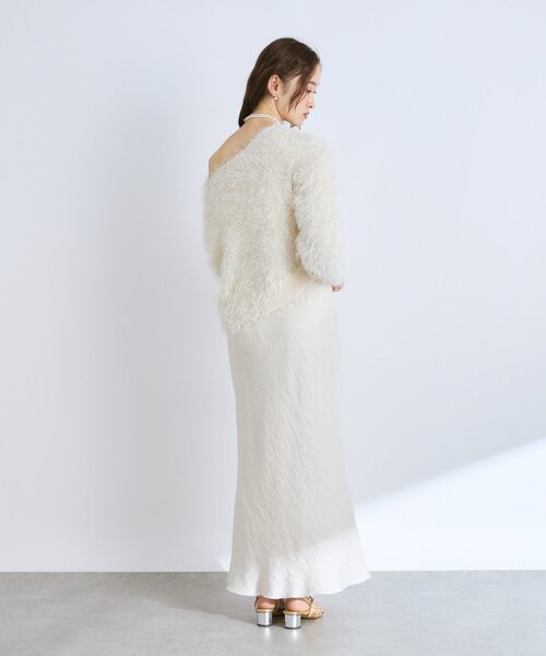 ニット セーター 「最強モテニット」フェザーヤーンラメニット レディース La boutique BonBon（ラブティックボンボン）の「【最強