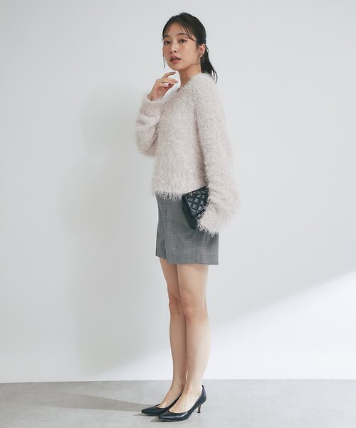 La boutique BonBon（ラブティックボンボン）の「【最強モテニット】フェザーヤーンラメニット（ニット/セーター・レディース・ライトベージュ/グレー系その他/ピンク・FREE）」の17枚目の写真