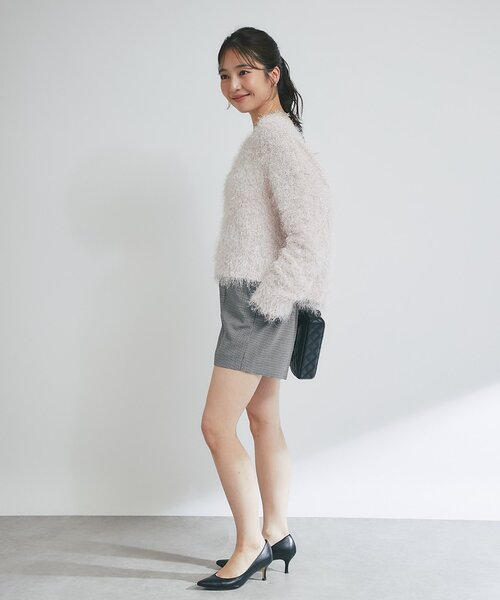 La boutique BonBon（ラブティックボンボン）の「【最強モテニット】フェザーヤーンラメニット（ニット/セーター・レディース・ライトベージュ/グレー系その他/ピンク・FREE）」の18枚目の写真