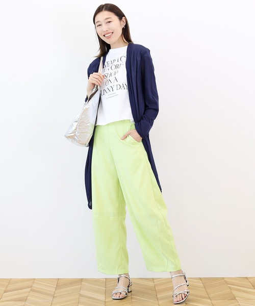 Aletta vita(アレッタビータ)の「エステルツイルカーブパンツ(その他パンツ・レディース・イエロー/ブラウン/グレイッシュベージュ・M)」の17枚目の写真