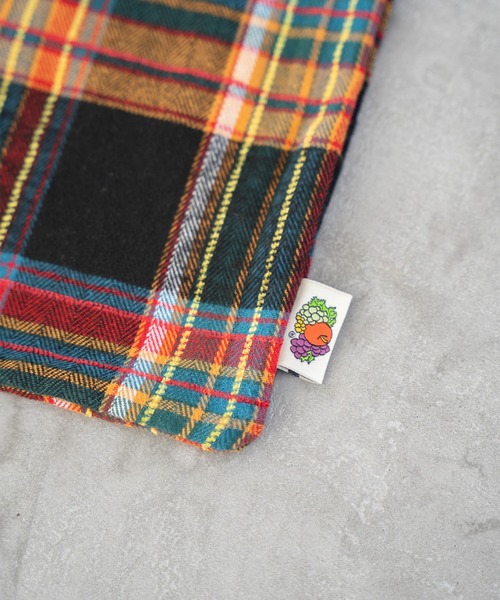 FRUIT OF THE LOOM(フルーツオブザルーム)の「FTL TARTAN CHECK TOTE BAG トートバッグ / チェック / A4 / ギフト プレゼント(ハンドバッグ・メンズ・グリーン/オレンジ/パープル・FREE)」の10枚目の写真