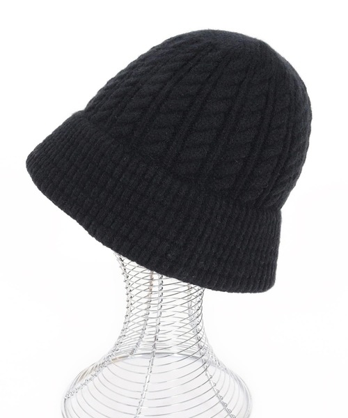 Magine（マージン）の「mko12991-Cable Knit Watcht ニット帽（ニットキャップ/ビーニー・メンズ・チャコール/ブラック・FREE）」の6枚目の写真