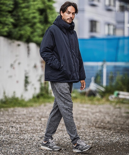 mj10943-ターンバックハイネックミリタリー中綿ジャケット（ミリタリー