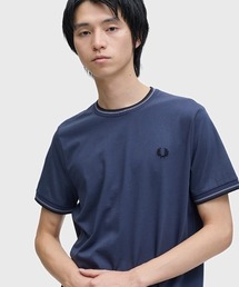FRED PERRY(�t���b�h�y���[)��Twin Tipped T-Shirt�^�e�B�b�v���C���s�V���c(T�V���c/�J�b�g�\�[)