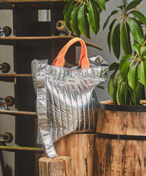 niko and...(ニコアンド)の「オリジナル2WAYテープトートバッグ(トートバッグ・レディース・ブルー/シルバー/オレンジ/レオパード/グリーン/ブラック/ブラウン/オレンジ系その他/グリーン系その他/ダークブラウン/ライトグリーン/その他/ブラック系その他/その他1/グリーン系その他2・0)」の12枚目の写真