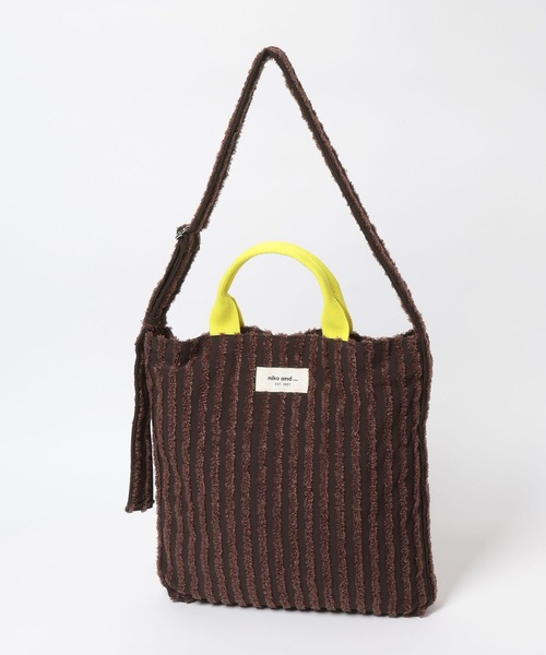 niko and...(ニコアンド)の「オリジナル2WAYテープトートバッグ(トートバッグ・レディース・ブルー/シルバー/オレンジ/レオパード/グリーン/ブラック/ブラウン/オレンジ系その他/グリーン系その他/ダークブラウン/ライトグリーン/その他/ブラック系その他/その他1/グリーン系その他2・0)」の4枚目の写真