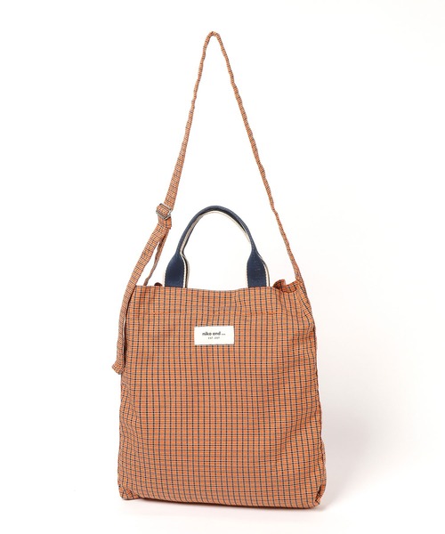 niko and...(ニコアンド)の「オリジナル2WAYテープトートバッグ(トートバッグ・レディース・ブルー/シルバー/オレンジ/レオパード/グリーン/ブラック/ブラウン/オレンジ系その他/グリーン系その他/ダークブラウン/ライトグリーン/その他/ブラック系その他/その他1/グリーン系その他2・0)」の10枚目の写真