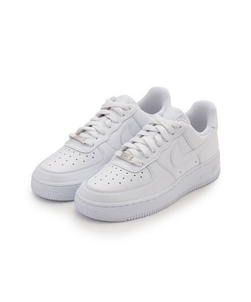 NIKE(ナイキ)の「【NIKE】DD8959-100 ナイキ ウィメンズ エア フォース 1 '07 Air Force 1(スニーカー・レディース・ホワイト・23/24/24.5/23.5/25)」の1枚目の写真