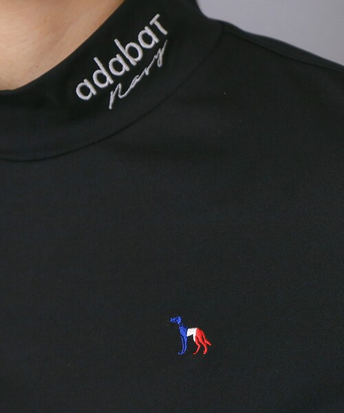 adabat(アダバット)の「【新レーベル ADABAT NAVY】UVカット/吸水速乾 インナー長袖モックネックT(Tシャツ/カットソー・レディース・ブラック/ホワイト・36/42/38/40)」の13枚目の写真