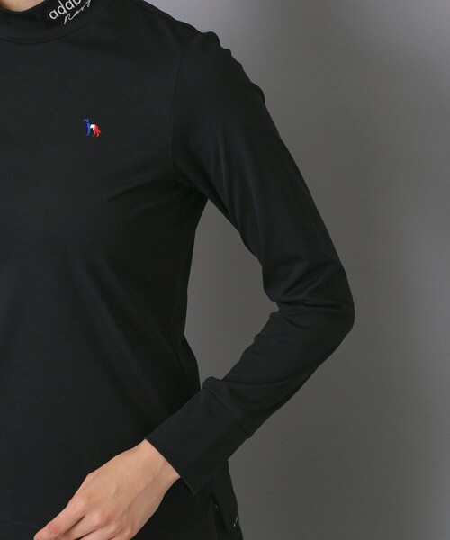 adabat(アダバット)の「【新レーベル ADABAT NAVY】UVカット/吸水速乾 インナー長袖モックネックT(Tシャツ/カットソー・レディース・ブラック/ホワイト・36/42/38/40)」の19枚目の写真