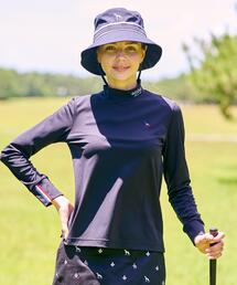 adabat | 【新レーベル ADABAT NAVY】UVカット/吸水速乾 インナー長袖モックネックT(Tシャツ/カットソー)